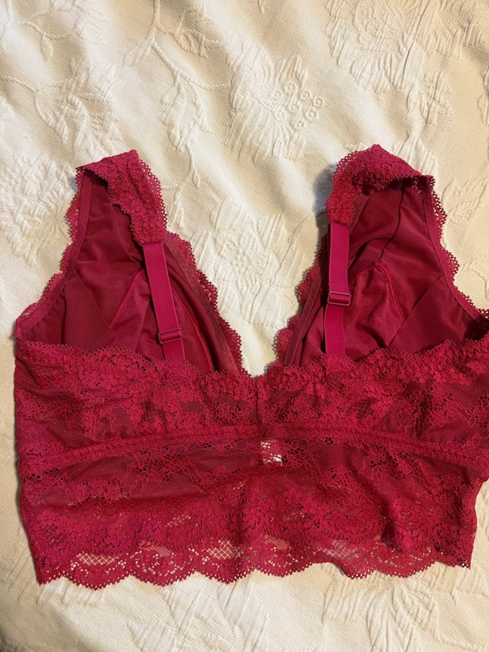 Cosabella Lace curves Bralette in Deep Berry